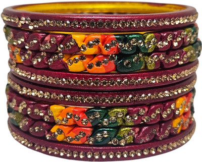 NY Lifestyles Lac Bangle Set(Pack of 8)