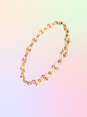 KIVORA Alloy Cubic Zirconia Bracelet