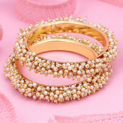 Sukkhi Alloy Gold-plated Bangle Set(Pack of 2)