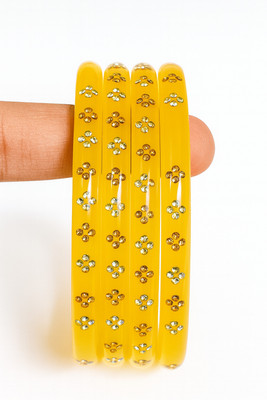 Mars And Venus Plastic Bangle Set(Pack of 4)