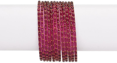 AFAST Glass Beads Bangle(Pack of 10)
