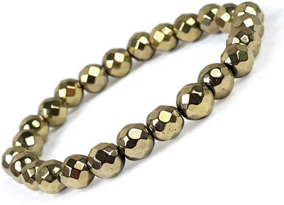 CRYSTU Pyrite, Stone, Crystal Beads, Crystal Bracelet