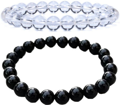 IKONKARR Brass, Stone, Crystal, Plastic Bracelet(Pack of 2)