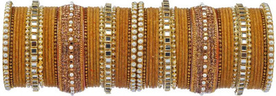 ELITEBAZAAR Metal Silver Bangle Set(Pack of 58)