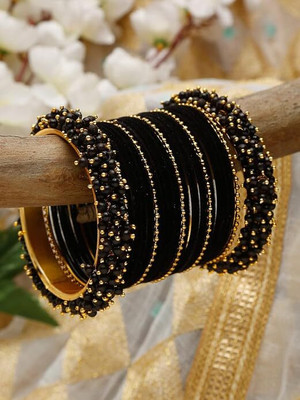 LYBASHINE Metal Cubic Zirconia Gold-plated Bangle Set