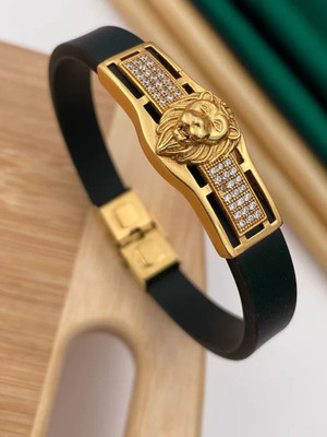 sakimo Alloy, Stainless Steel Diamond Gold-plated Bracelet