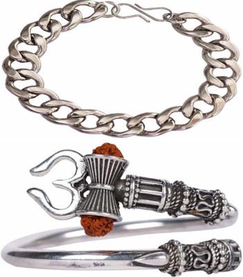 IKONKARR Brass, Stainless Steel Bracelet(Pack of 2)