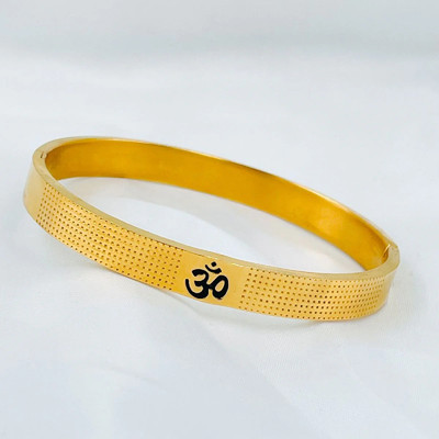 Heer Collection Stainless Steel Titanium Kada