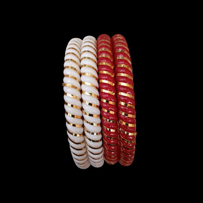 Sajmahal cosmetics Plastic Bangle(Pack of 4)