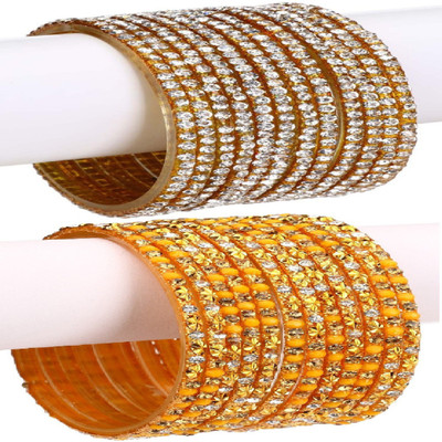 AFAST Glass Bangle Set(Pack of 10)