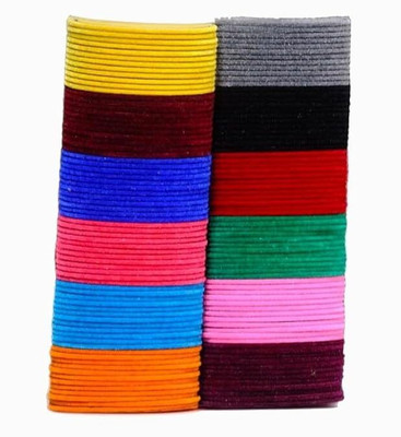 OURVIC Metal Bangle Set(Pack of 10)
