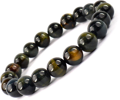 CRYSTU Stone, Crystal, Tiger's Eye Beads, Crystal Bracelet