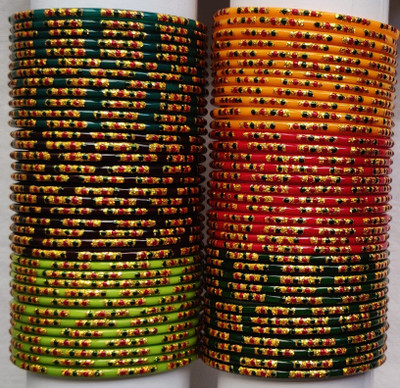 shri GBS Glass Bangle Set(Pack of 72)