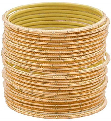 LYBASHINE Alloy Gold-plated Bangle Set(Pack of 10)