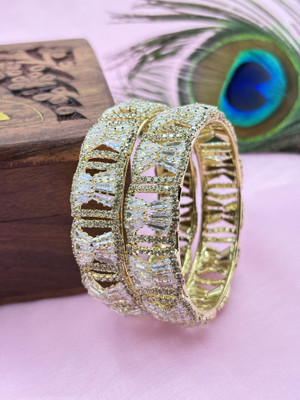 AMRITIYA Brass Brass Bangle Set(Pack of 2)