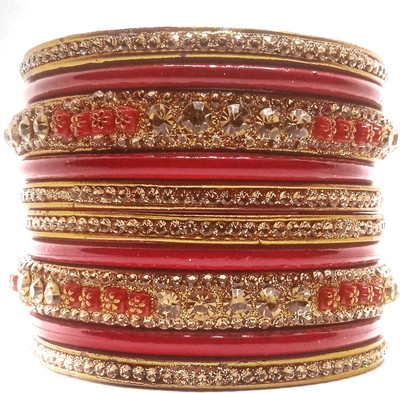 Priya art creation Lac Bangle Set(Pack of 10)