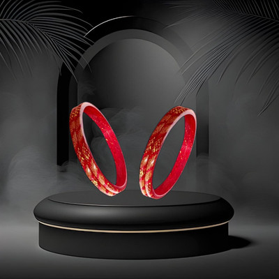 Tanishq Plastic Gold-plated Bangle Set(Pack of 4)