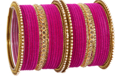 NMII Metal Zircon Bangle Set(Pack of 34)