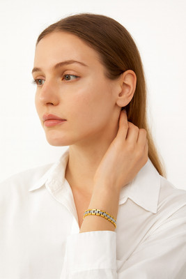 draky jewels Stainless Steel Gold-plated Bracelet
