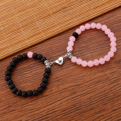 Janki. Alloy Crystal Silver Coated Bracelet(Pack of 2)