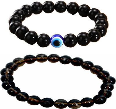 IKONKARR Stone, Crystal, Evil Eye Bracelet(Pack of 2)