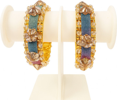 GURU ENTERPRISES Alloy Gold-plated Bangle Set(Pack of 2)