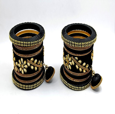 MAHAVEER TRADERS Alloy Bangle Set(Pack of 2)