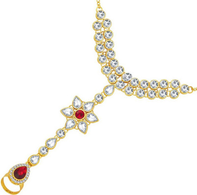 White pearl Alloy Crystal Gold-plated Bracelet
