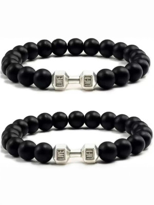 SBSONSCREATION Alloy Beads Silver Bracelet(Pack of 2)