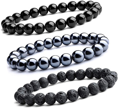SBSONSCREATION Alloy Beads Bracelet(Pack of 3)