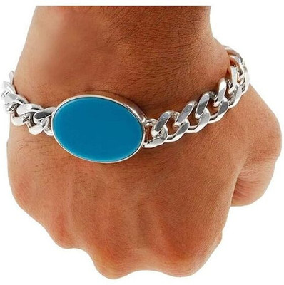 HouseOfCommon Steel Coral Silver Coated Bracelet