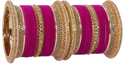 NMII Metal Zircon Bangle Set(Pack of 46)