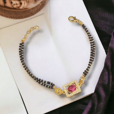 Royal needs Crystal, Alloy Ruby Bracelet