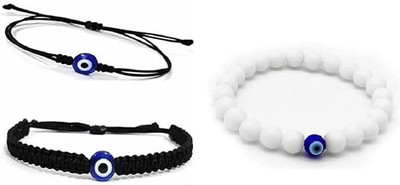 Malas Collection Fabric, Crystal, Dori Bracelet(Pack of 3)