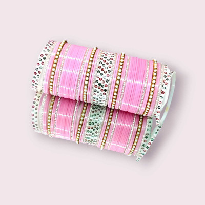 BBK Plastic Malachite Bangle Set(Pack of 10)