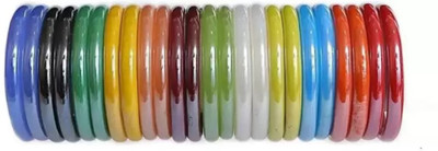 NewSS Glass Bangle Set(Pack of 10)