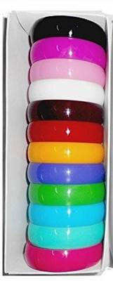 hand kkrafts Plastic Bangle Set(Pack of 12)
