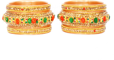 ishika Plastic Gold-plated Bangle Set(Pack of 6)