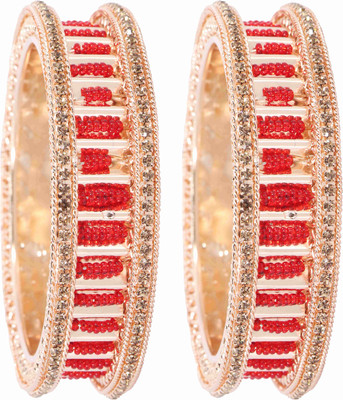 ZULKA Metal Bangle Set(Pack of 2)