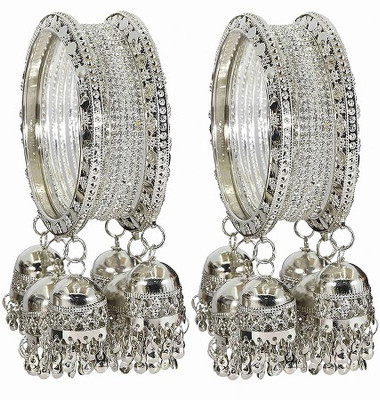 HOMOZE Metal Zircon Bangle Set(Pack of 16)