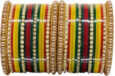 MAA LAXMI Plastic Bangle Set(Pack of 10)