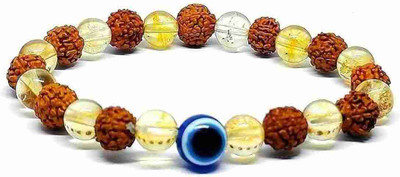 Askantrader Crystal, Rudraksha Crystal Bracelet(Pack of 2)