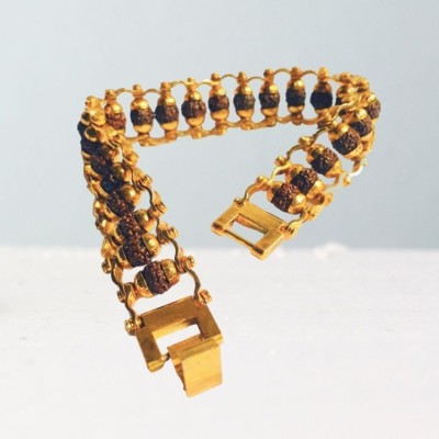 Kuttumb Gems & Jewels Brass Gold-plated Bracelet