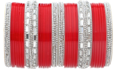 Metamo Plastic Cubic Zirconia Bracelet Set(Pack of 30)
