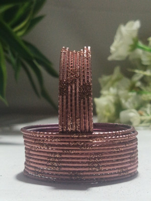 DRC TRADERS Metal Bangle(Pack of 10)