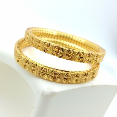 PRS GOLD COVERING Copper Gold-plated Bangle Set