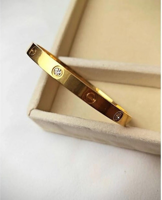 LUMORA FOREVER GLEAMING Stainless Steel Cubic Zirconia Gold-plated Bracelet
