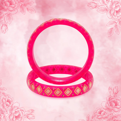 LUV FASHION Plastic Bangle(Pack of 2)