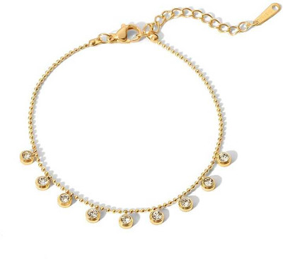 DZOIR Stainless Steel Gold-plated Bracelet
