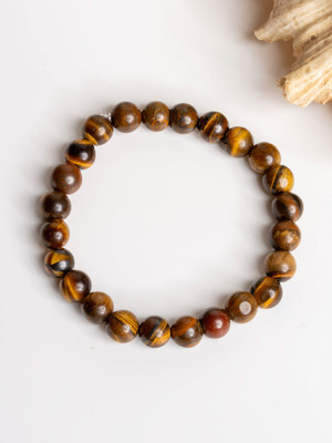 Look And Adorn Tiger's Eye Crystal Bracelet